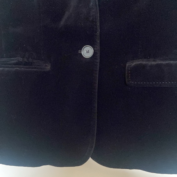 J. CREW velvet black blazer - Picture 6 of 9